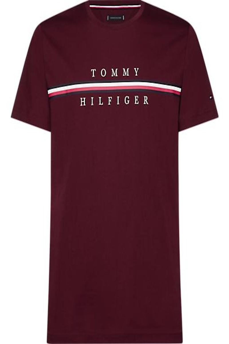 tommy hilfiger t shirt bordeaux