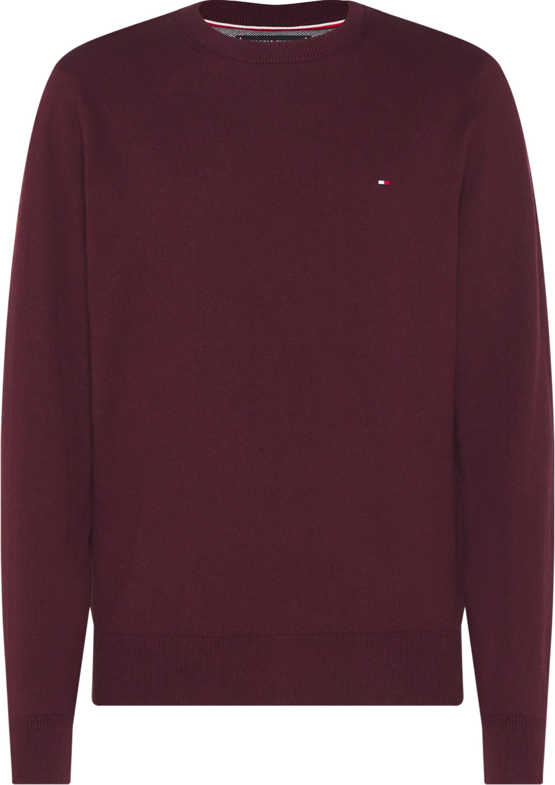 Tommy Hilfiger Strik | Deep Burgundy Heather