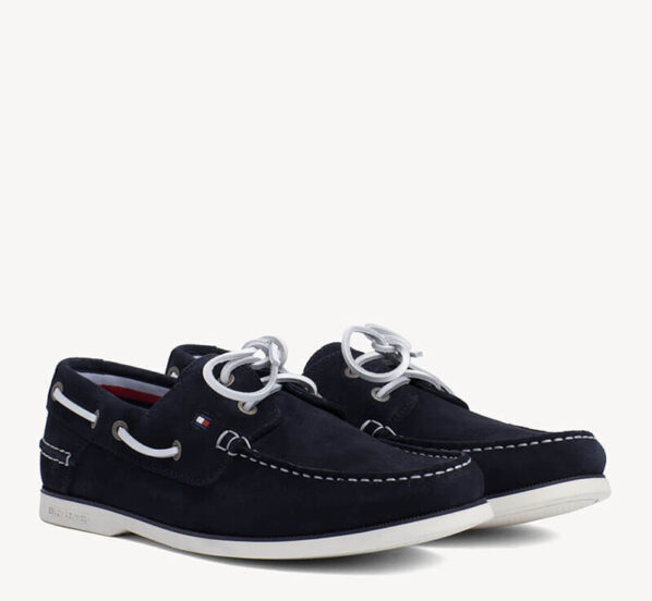 Tommy Hilfiger Sko | Classic Suede Boat Shoes | Midnight Blue