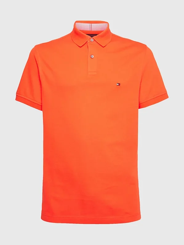 1985 Pique Polo Shirt | Tommy Hilfiger - Deep Orange