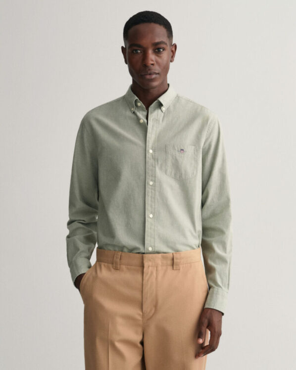Gant Hørbomuld Skjorte | Reg Cotton Linen Shirt