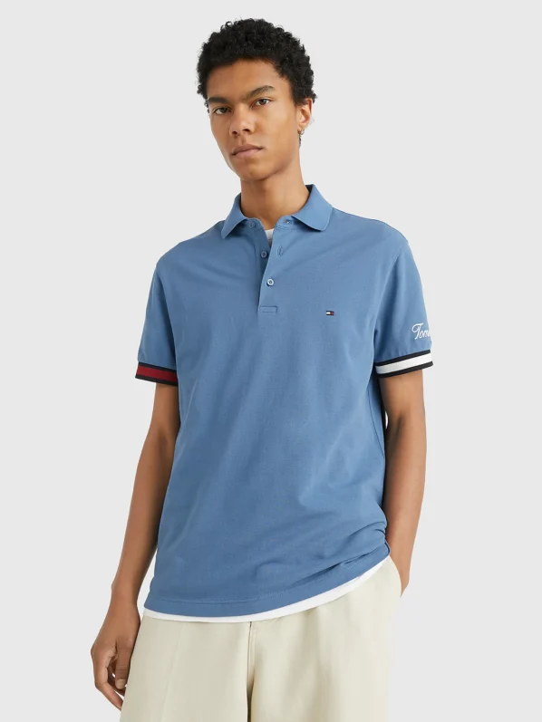 Tommy Hilfiger Polo | Flag Cuff Slim Polo