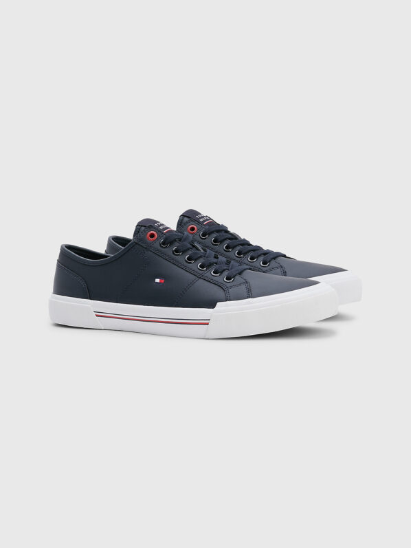 Tommy Hilfiger Sko | Core Corporate Vulc Leather | Desert Sky