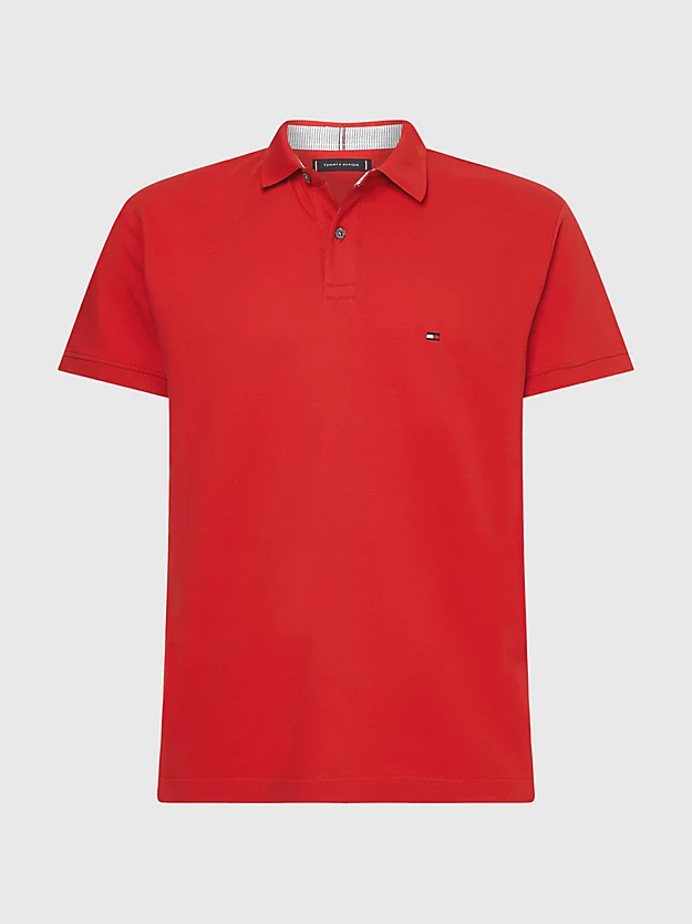 1985 Pique Polo Shirt | Tommy Hilfiger - Empire Flame