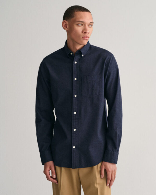 Gant Skjorte | Reg Flannel Melange Shirt