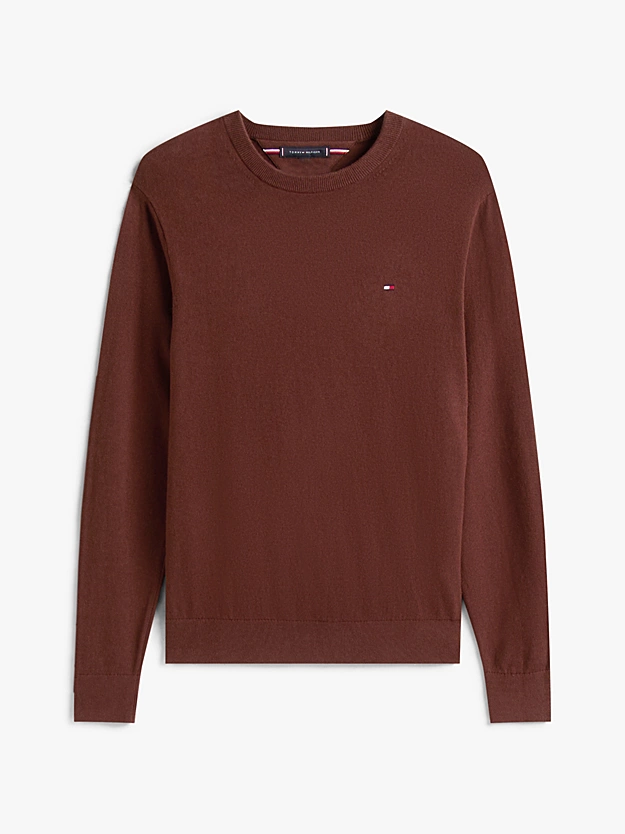 Pima Cashmere Striktr&oslash;je | Tommy Hilfiger - Pure Brown