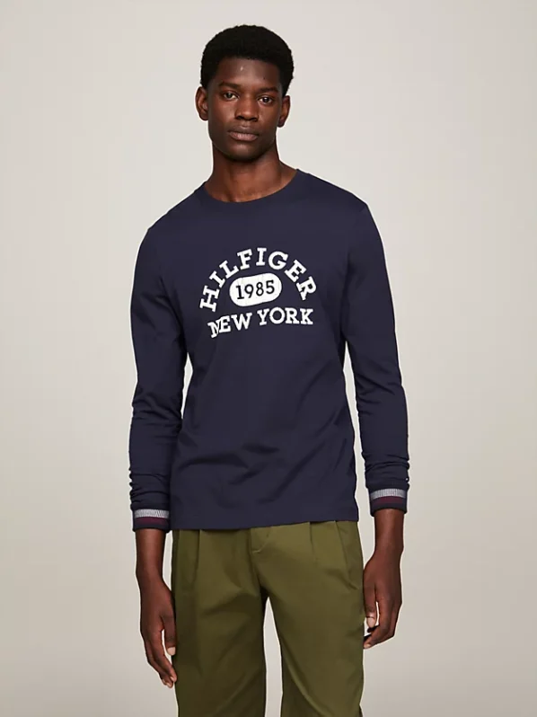 Tommy Hilfiger T-Shirt | Monotype Collegiate LS Tee