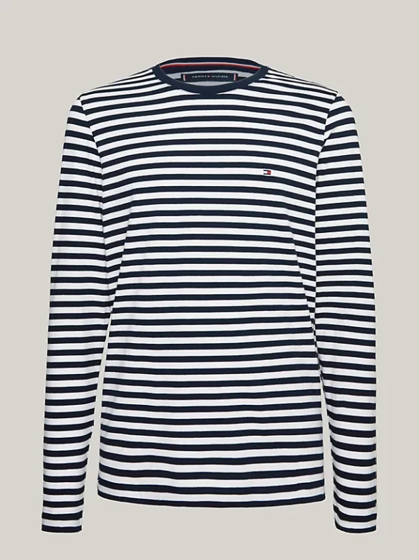 Stretch Slim Fit T-Shirt | Tommy Hilfiger - Desert Sky/White