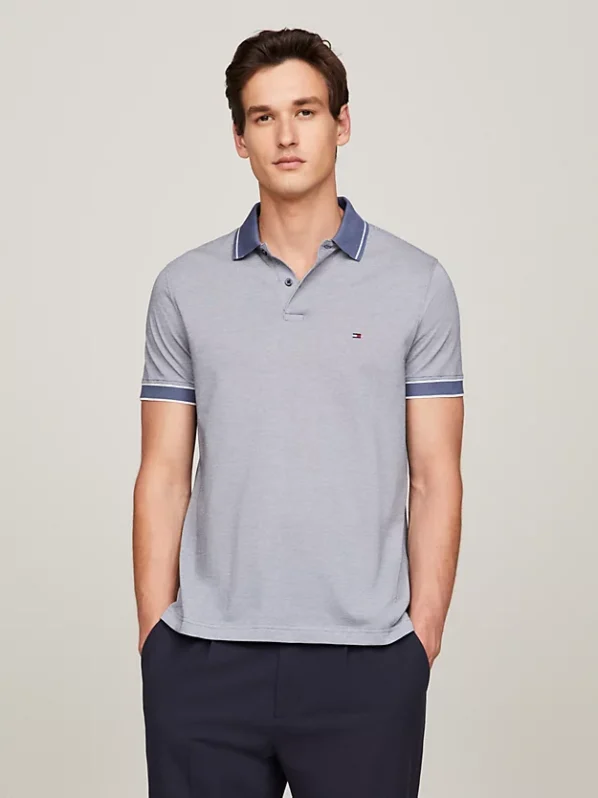 Tommy Hilfiger Polo | Monotype Logo Oxford