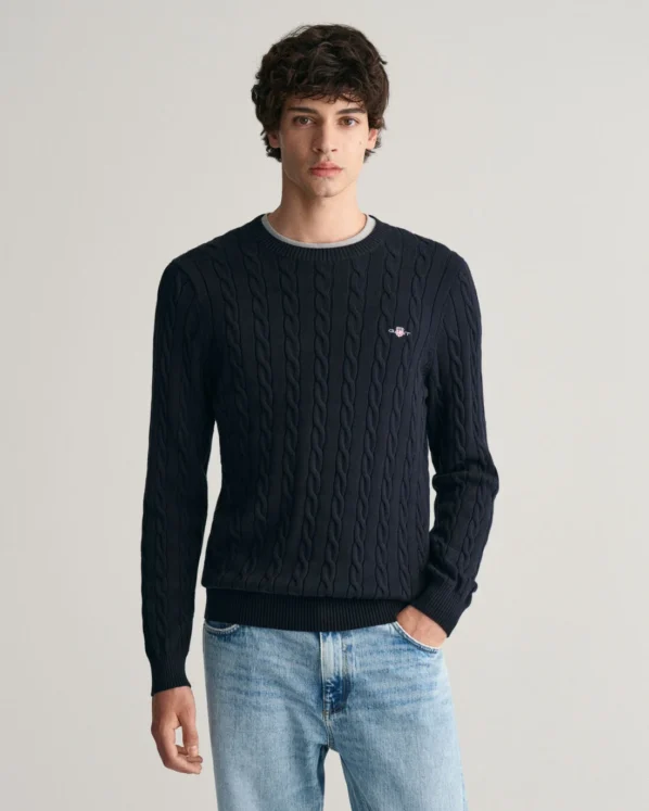 Gant Sweater | Cotton Cable Crewneck
