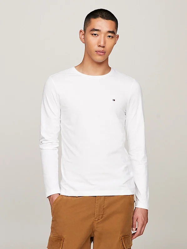 Tommy Hilfiger T-Shirt | Stretch Slim Fit Long Sleeve Tee