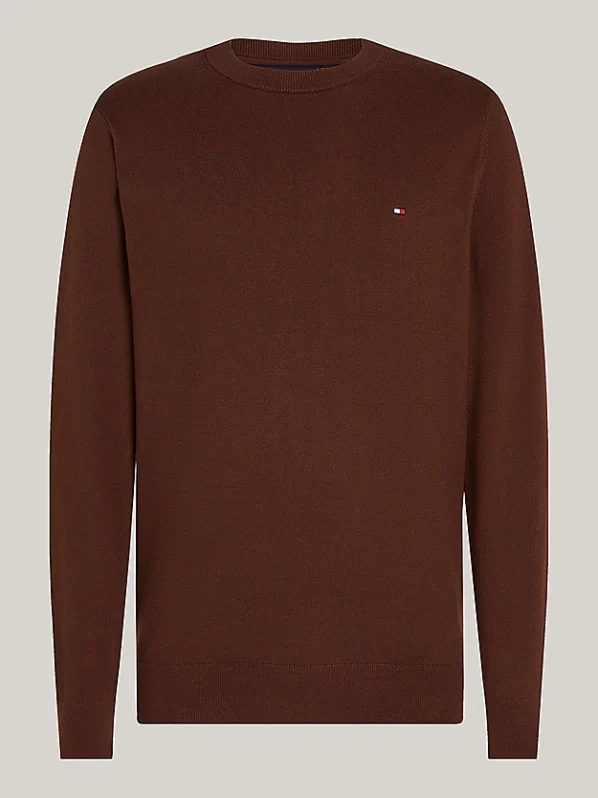 Pima Cashmere Striktrøje | Tommy Hilfiger - Legacy Brown
