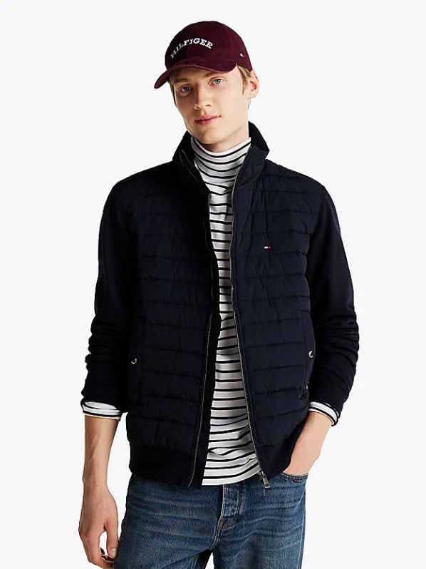 Tommy Hilfiger Jakke | Mix Media Stand Collar