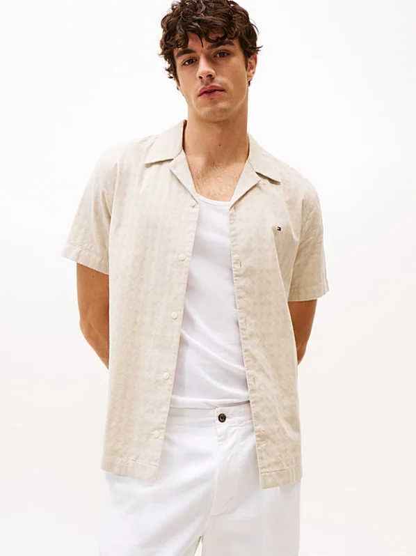 Tommy Hilfiger Skjorte | Cotton Linen Dobby Shirt