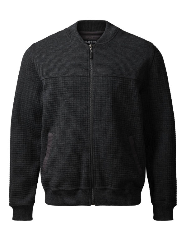 Clipper Bomber Cardigan m. Lynlås | Dundee
