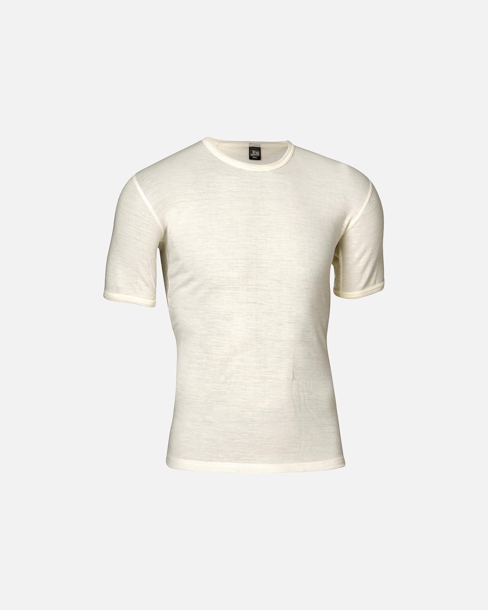 Uld T-Shirt | JBS - Hvid - Uld undertrøje