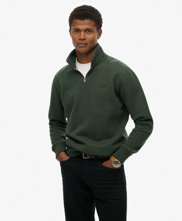 Superdry Sweatshirt | Essential Logo Half Zip