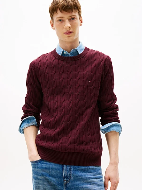 Tommy Hilfiger Kablestrik | Classic Cotten Cable