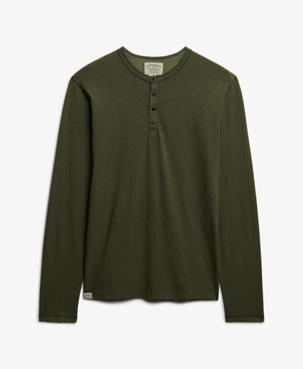 Superdry T-Shirt | Slub LS Jersey Grandad Top
