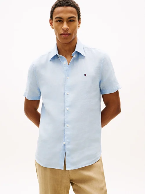 Tommy Hilfiger Hørskjorte | Pigment Dyed Linen Shirt