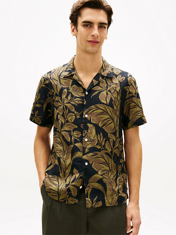 Tommy Hilfiger Hørskjorte | Linen Floral AOP