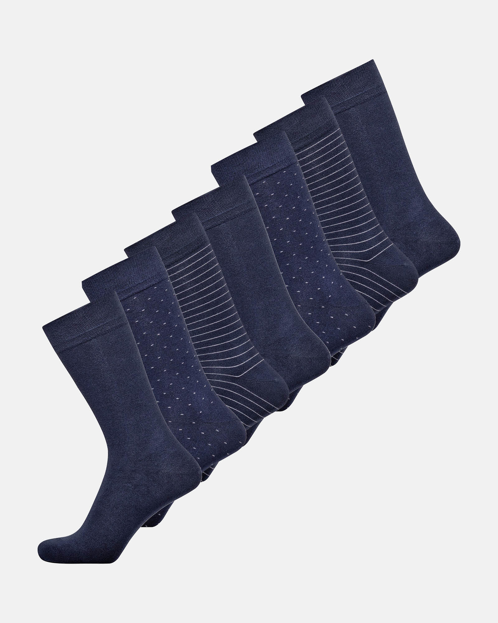 Bambus Str&oslash;mper 7Pak | JBS - Navy