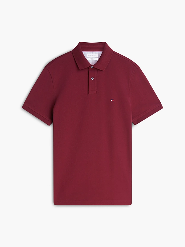 1985 Pique Polo Shirt | Tommy Hilfiger - Burgundy