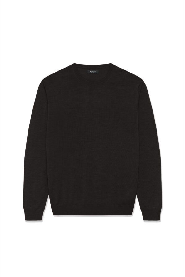 Margrate Merino Pullover - Espresso Melange