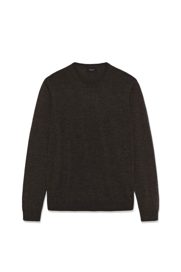 Margrate Merino Pullover | Matinique - Dark Brown