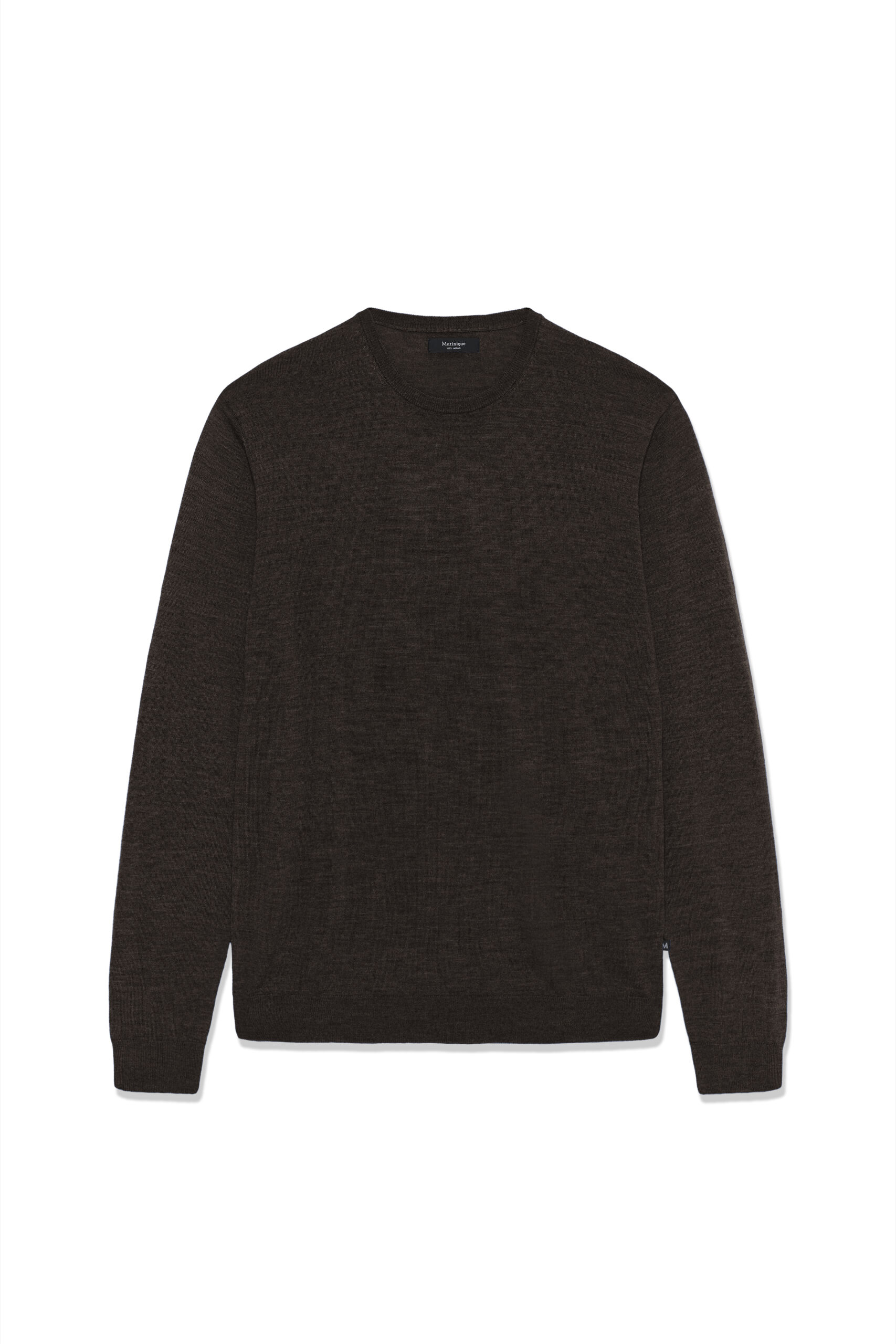 Margrate Merino Pullover | Matinique - Dark Brown