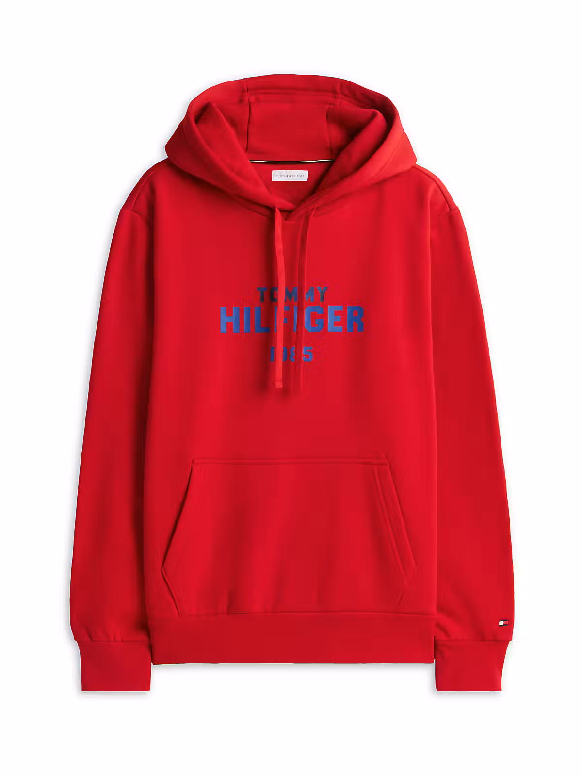 H&aelig;ttetr&oslash;je med logobroderi | Tommy Hilfiger - Medium Red