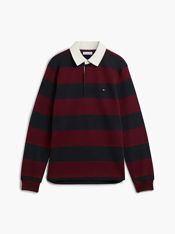 Rugby Polo | Tommy Hilfiger - Burgundy/Carbon Navy