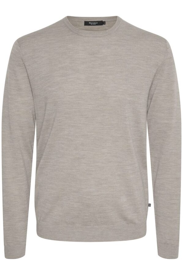 Margrate Merino Pullover | Matinique - Elephant Skin Melange