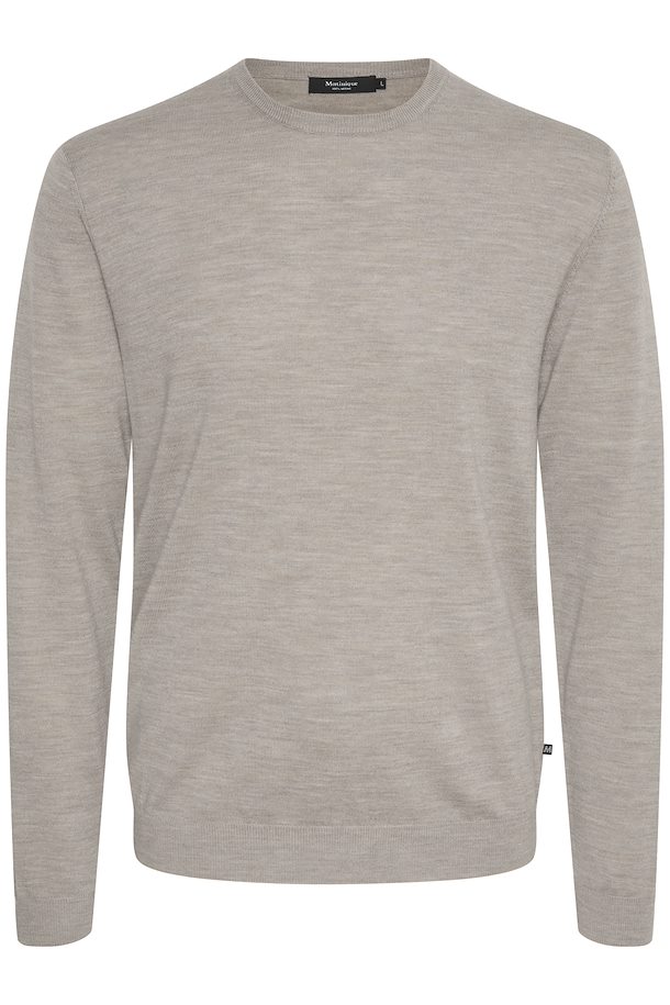 Margrate Merino Pullover | Matinique - Elephant Skin Melange