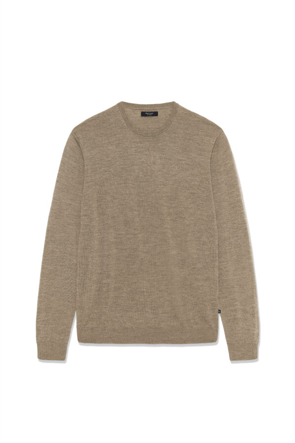 Margrate Merino Pullover | Matinique - Khaki Melange