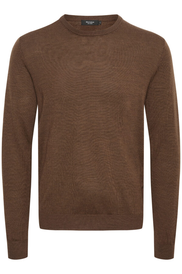 Margrate Merino Pullover | Matinique - Nutmeg Melange