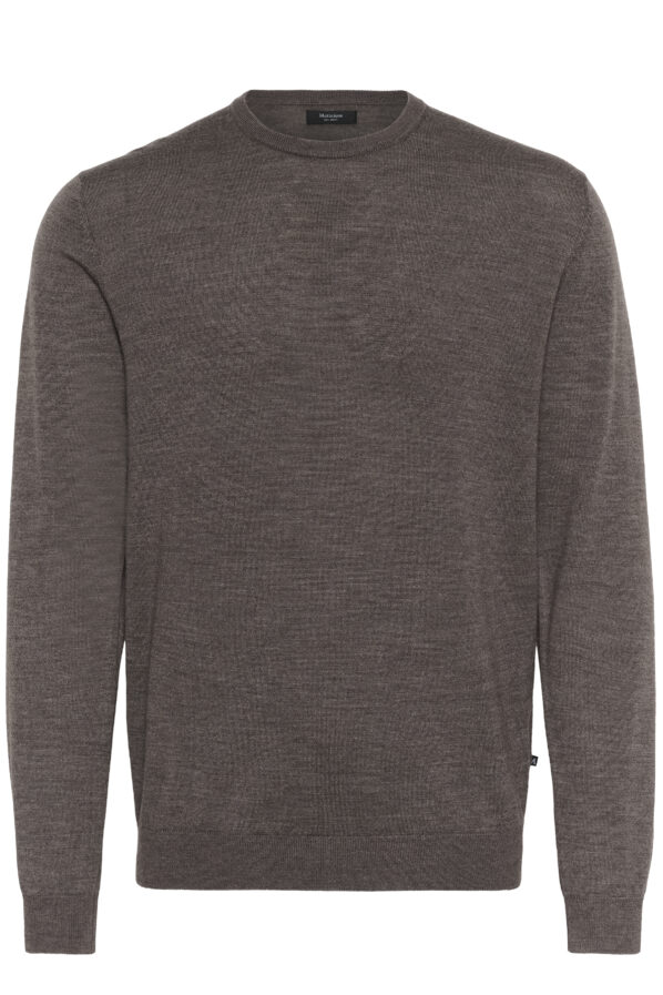 Margrate Merino Pullover | Matinique - Brown Soil Melange