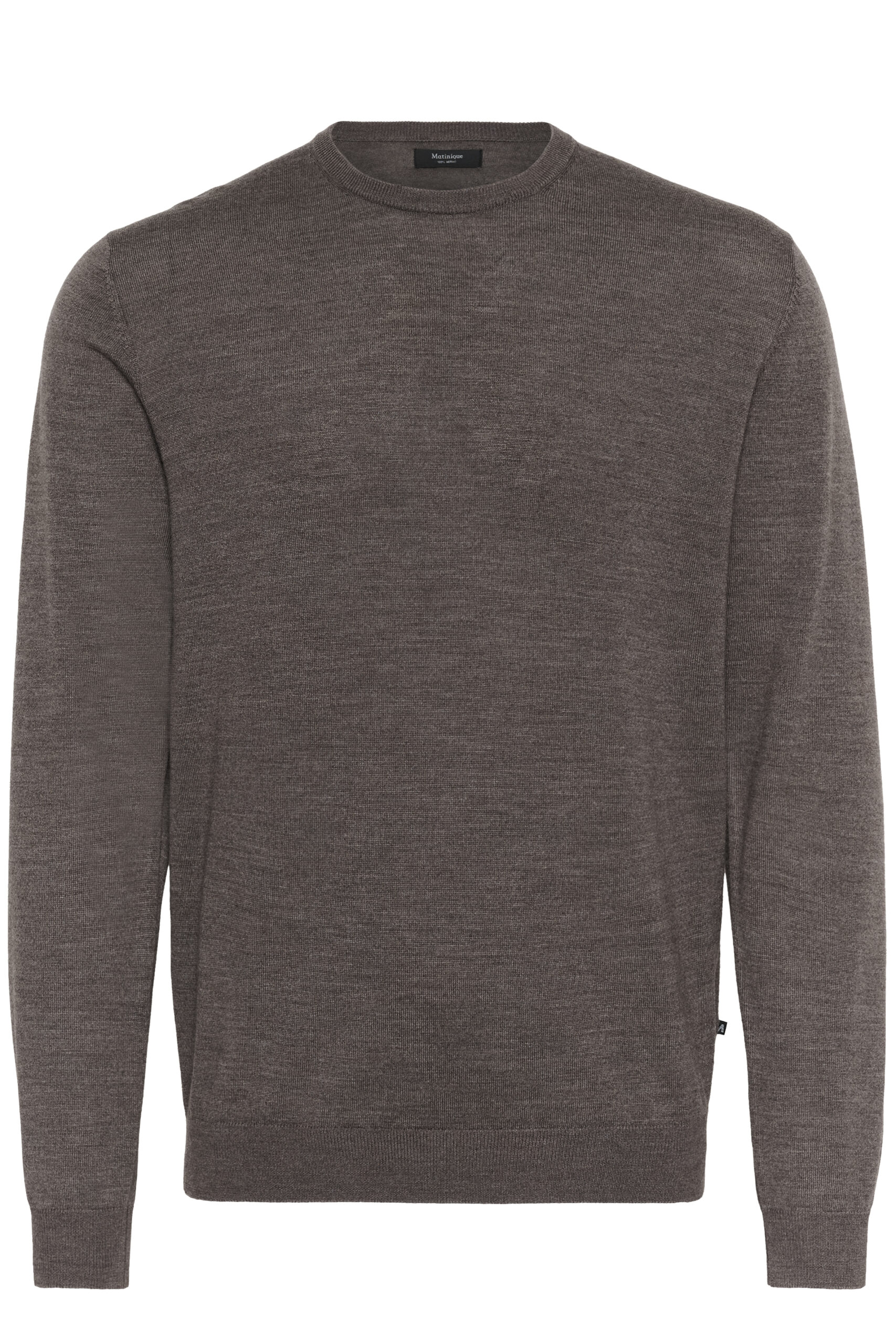 Margrate Merino Pullover | Matinique - Brown Soil Melange