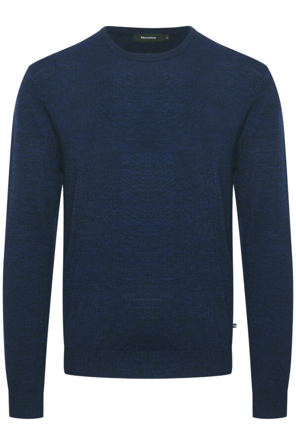 Margrate Merino Pullover | Matinique - Wave Blue Melange