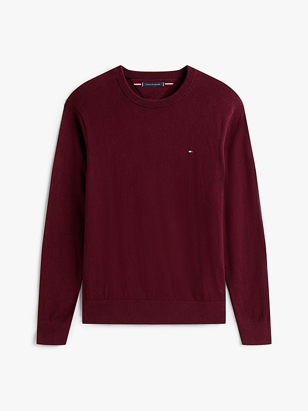 Pima Cashmere Striktr&oslash;je | Tommy Hilfiger - Deep Burgundy