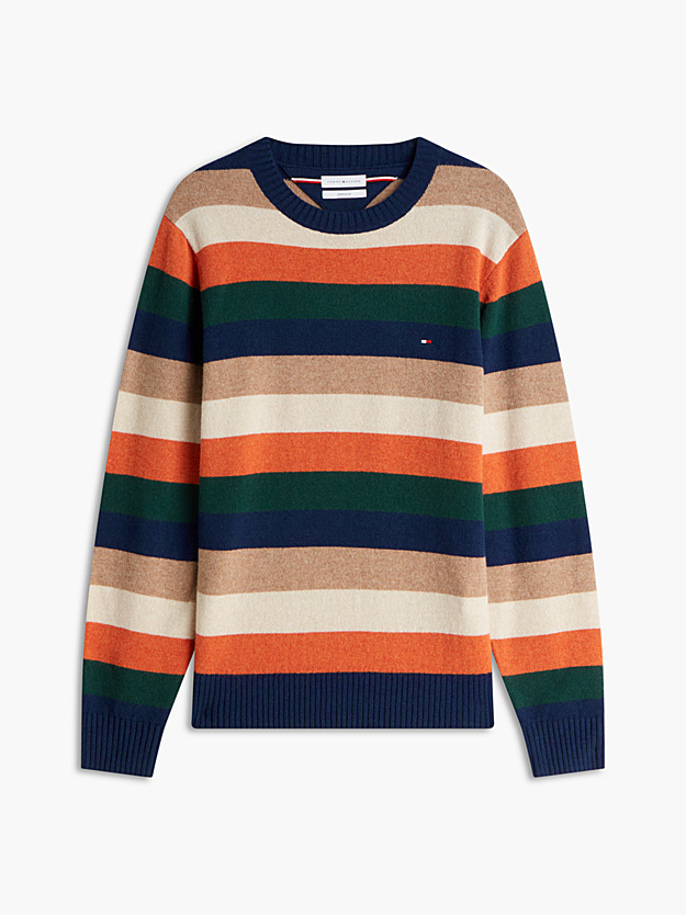 Lammeulds Striktr&oslash;je | Tommy Hilfiger - Tawny/Multi